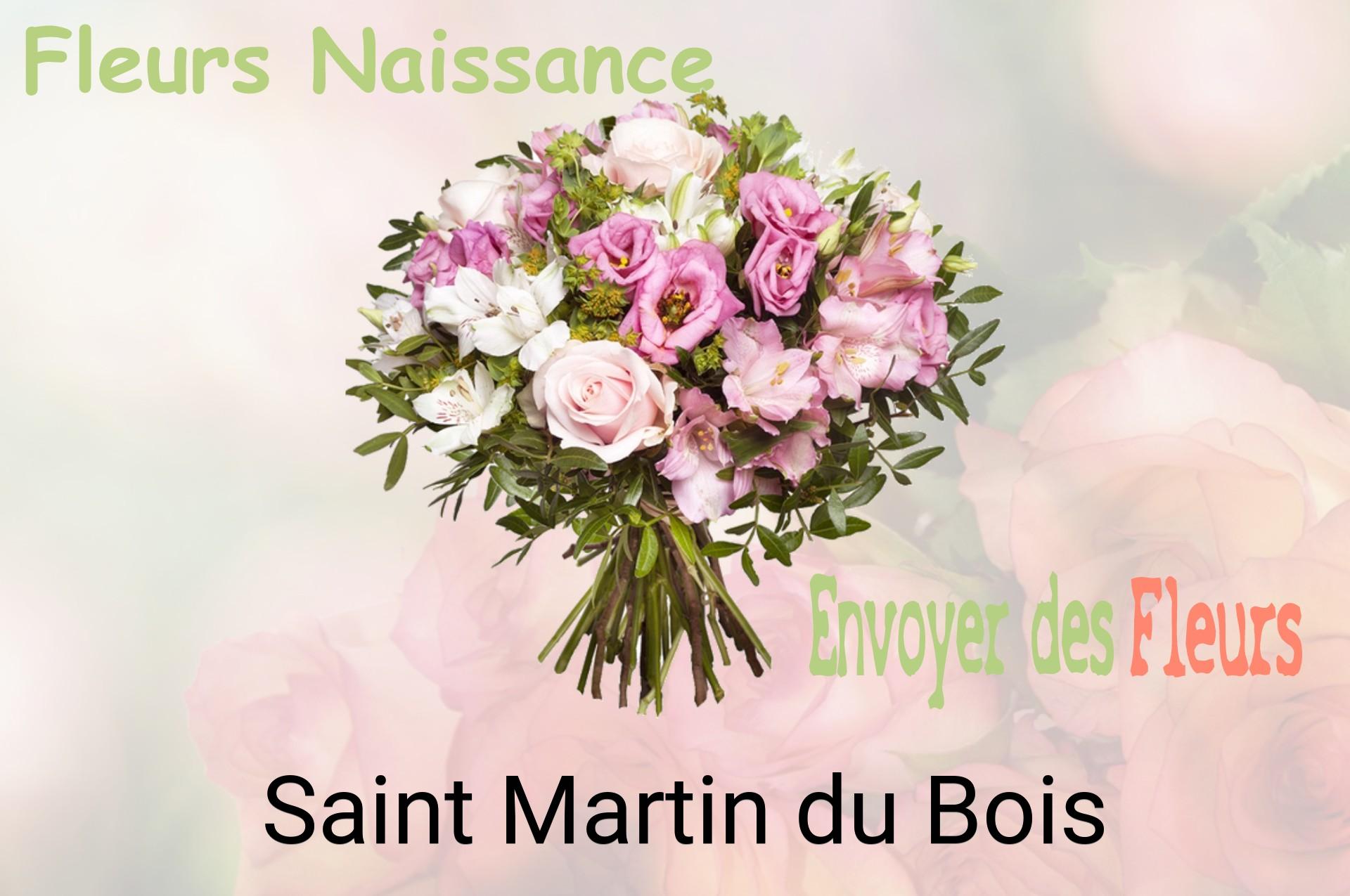 Bouquet de fleurs de naissance livré à Saint-Martin-du-Bois